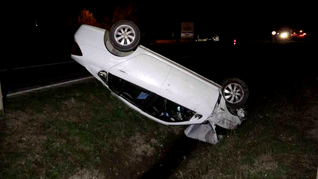 Kastamonu’da otomobil takla attı: 2 yaralı