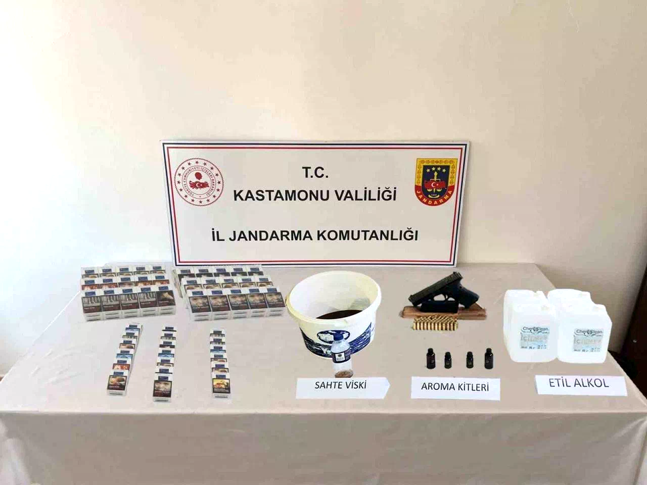 Kastamonu’da sahte alkol operasyonu: 6 kişi gözaltına alındı