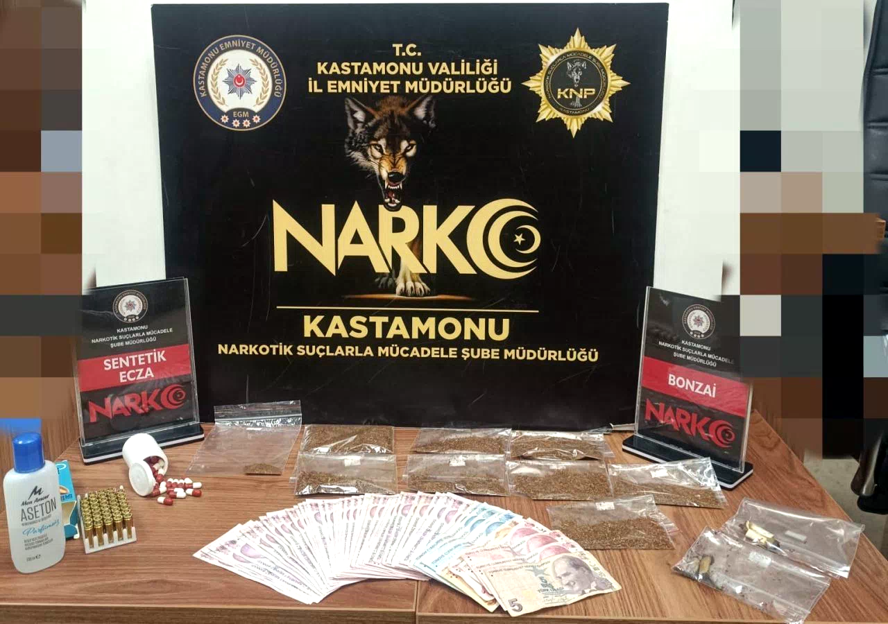 Kastamonu’da uyuşturucuyla yakalanan şahıs tutuklandı