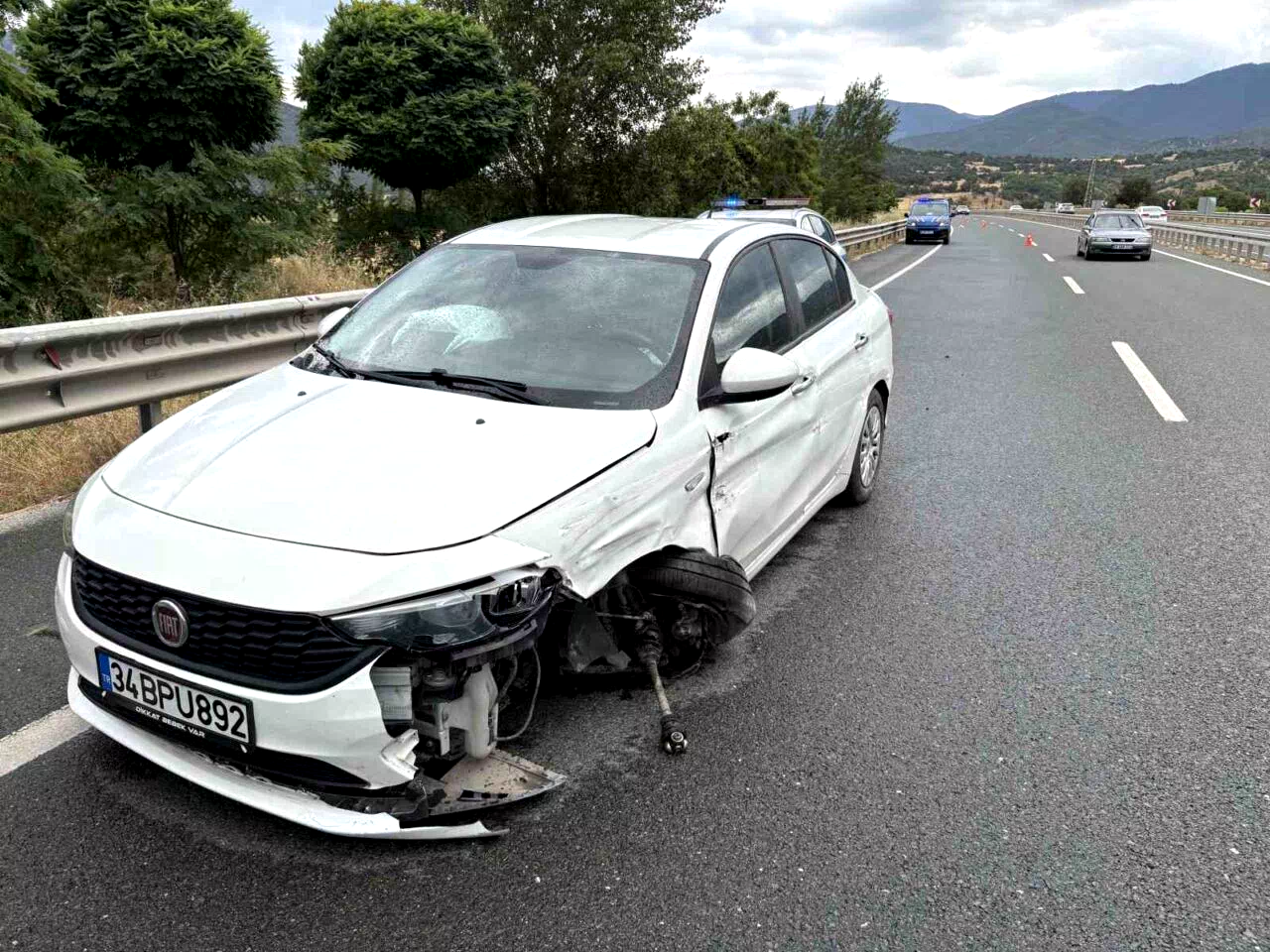 Kastamonu’da yağış kazaları beraberinde getirdi