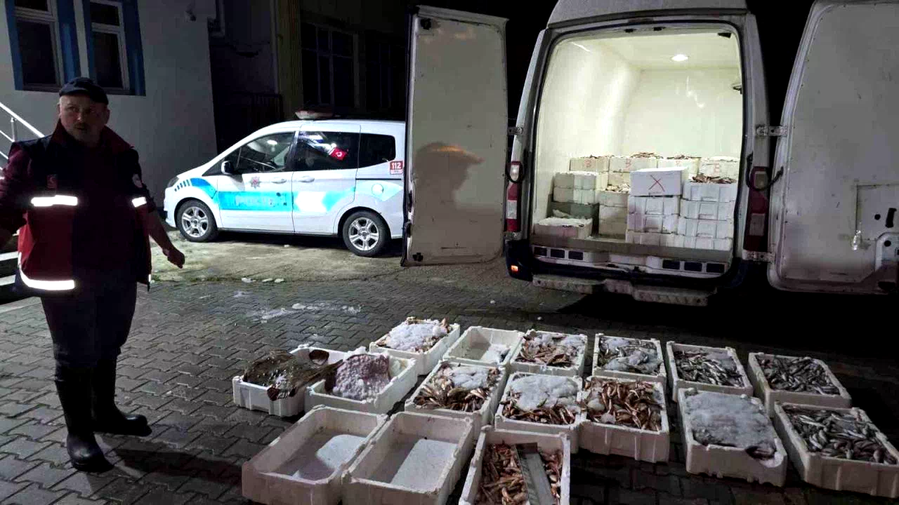 Kastamonu’da yasa dışı avlanan 1,5 ton balığa el konuldu