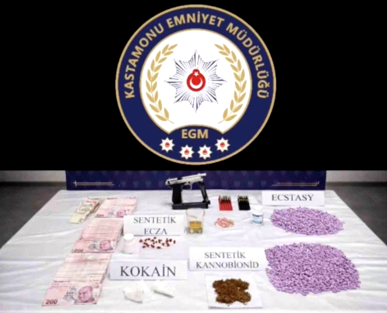 Kastamonu’daki uyuşturucu operasyonunda 1 şüpheli tutuklandı