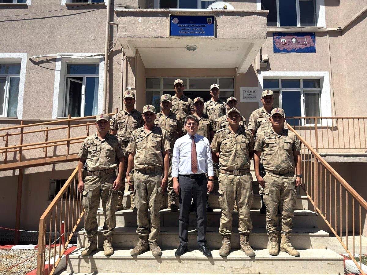 Kaymakam Arıkan Başpınar Karakolunda incelemede bulundu