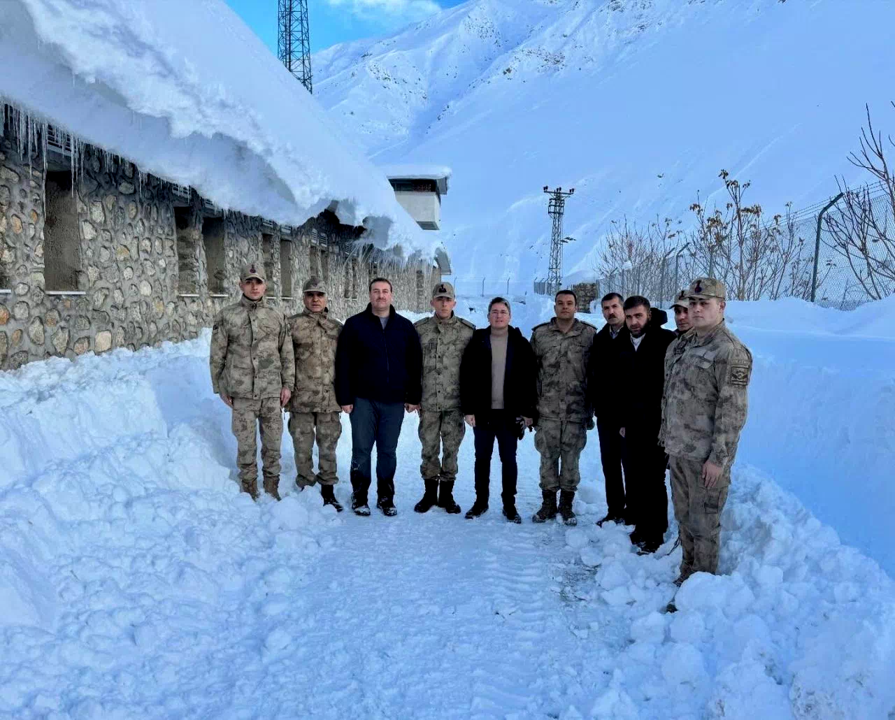 Kaymakam Arıkan’dan Başbağlar Karakolu’na ziyaret