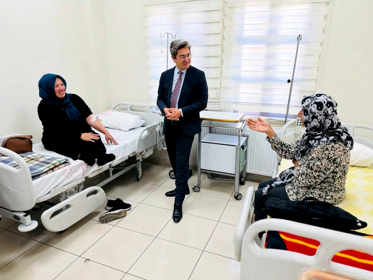 Kaymakam Arıkan hastanede incelemede bulundu
