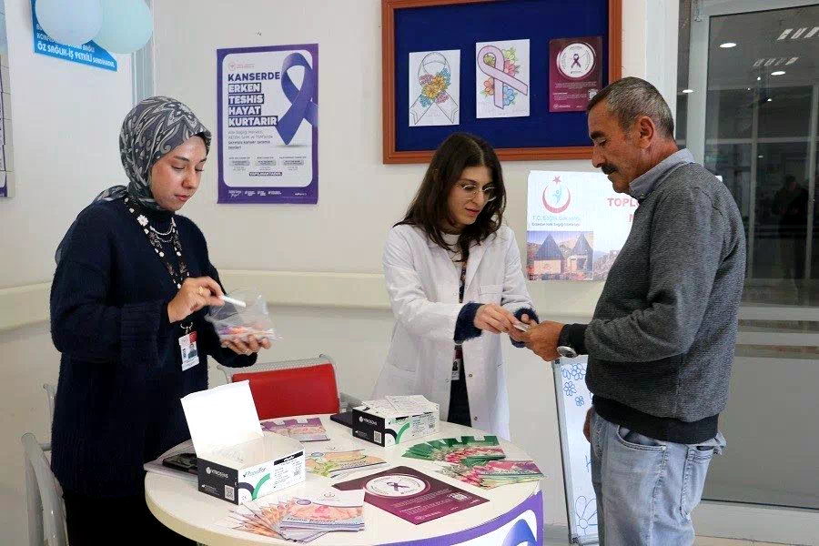 Kemah’ta erken teşhis için her hafta bir adım; Kanser farkındalık stantları kuruluyor