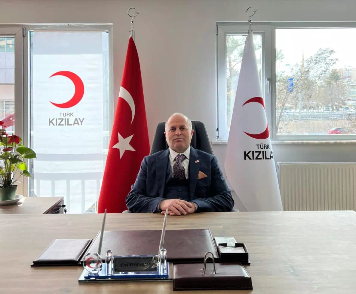 Kızılay Bayburt Şubesinde Başkanlık Görevine Erol Yıldırım Yeniden Seçildi