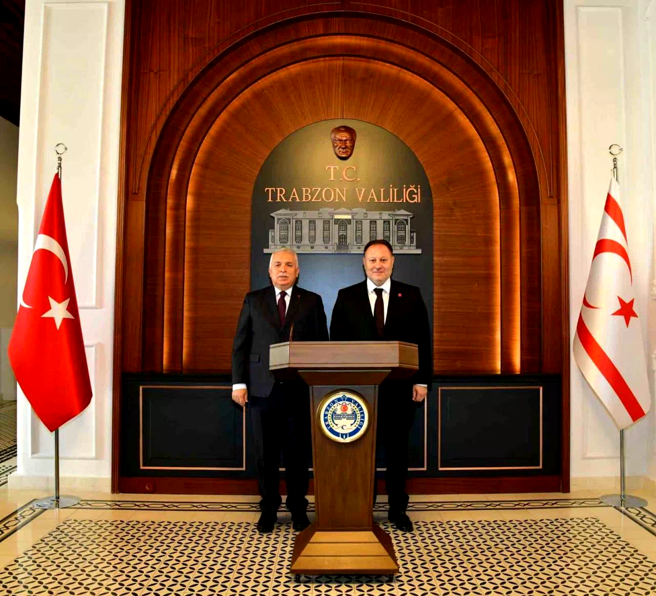KKTC Meclis Başkanı Ziya Öztürkler Trabzon’da