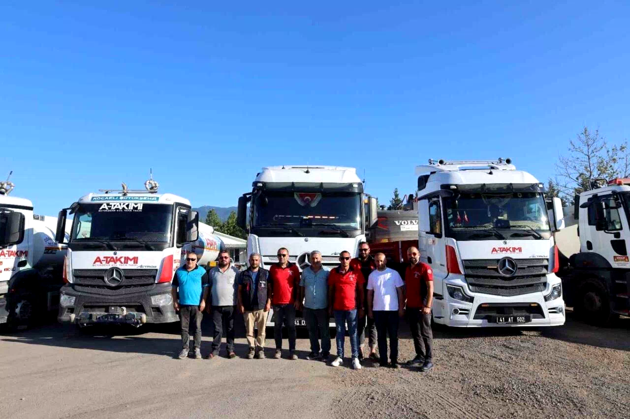 Kocaeli Büyükşehir, Sakarya’nın yardımına koştu