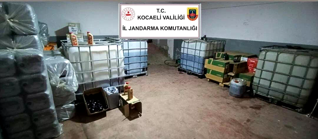 Kocaeli’de 11 milyon TL’lik sahte madeni yağ operasyonu