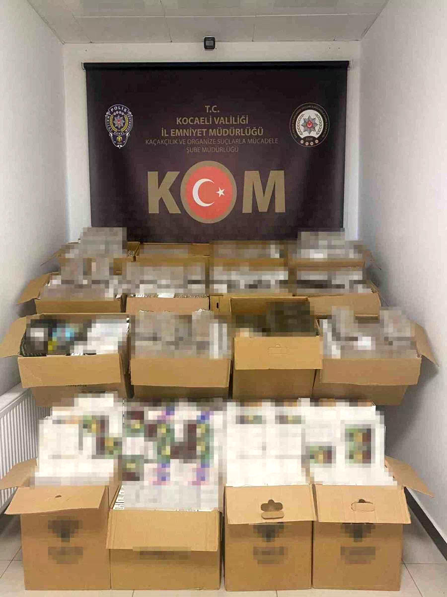 Kocaeli’de kaçak tütün operasyonu: 4 şüpheli yakalandı