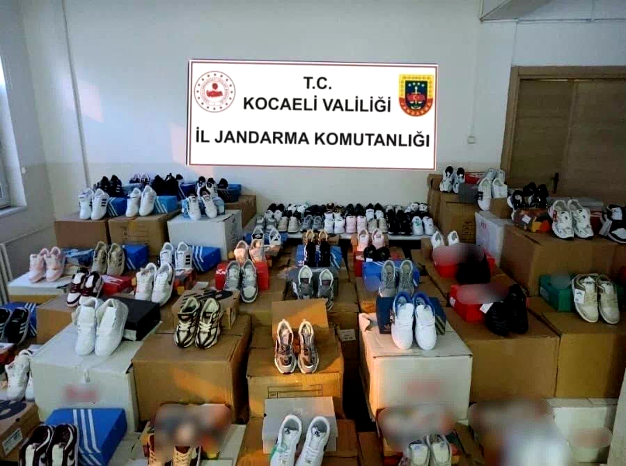 Kocaeli’de sahte ayakkabı operasyonu