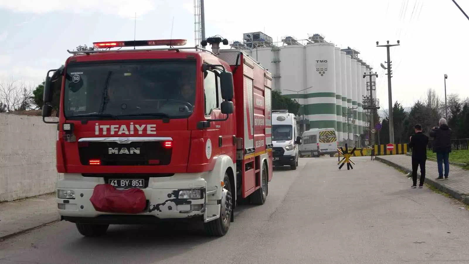 Kocaeli’de Toprak Mahsulleri Ofisi Silolarındaki Yangın Çalışanlar Tarafından Söndürüldü