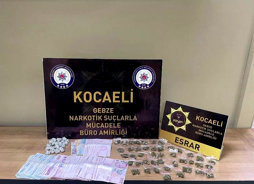 Kocaeli’de uyuşturucu operasyonu: 4 tutuklama