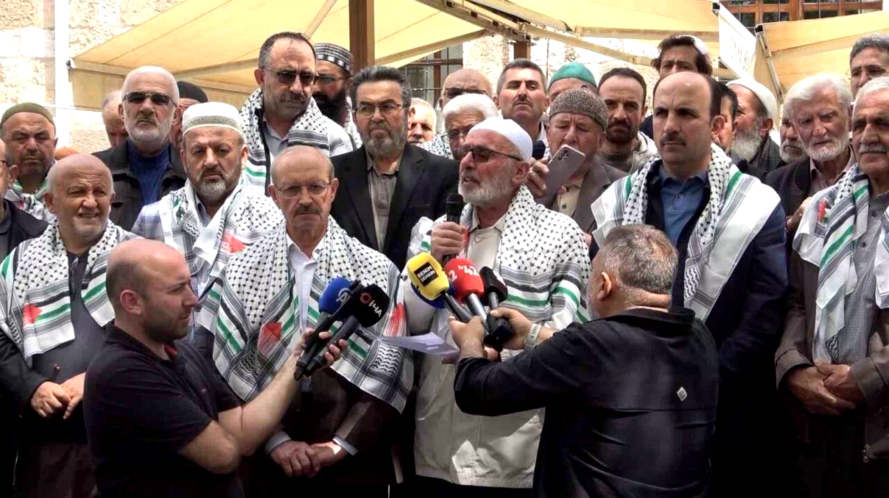 Konya’da Sumud Filosu’na destek açıklaması
