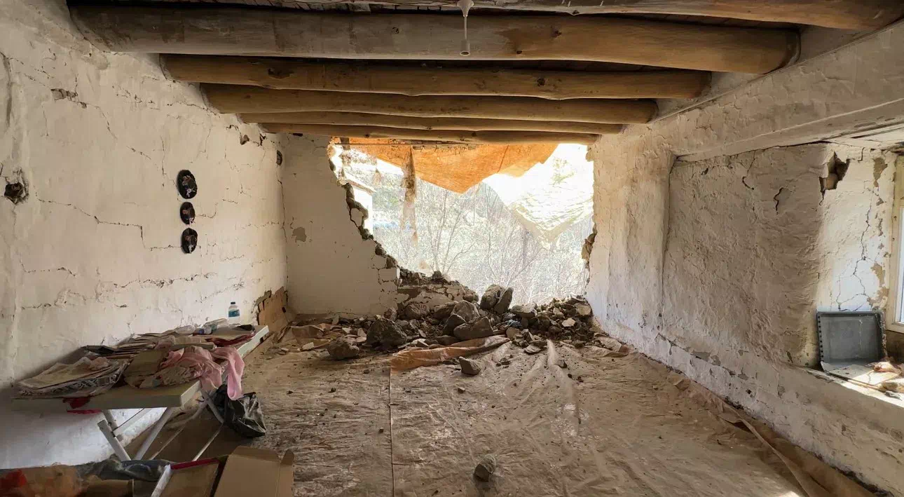Köyde yaşanan deprem korkuttu
