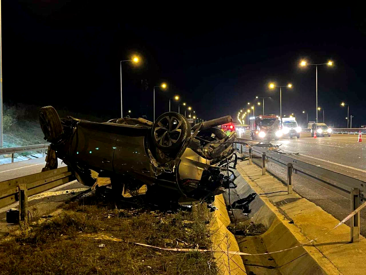 Kuzey Marmara Otoyolu’nda feci kaza : 2 ölü, 5 yaralı