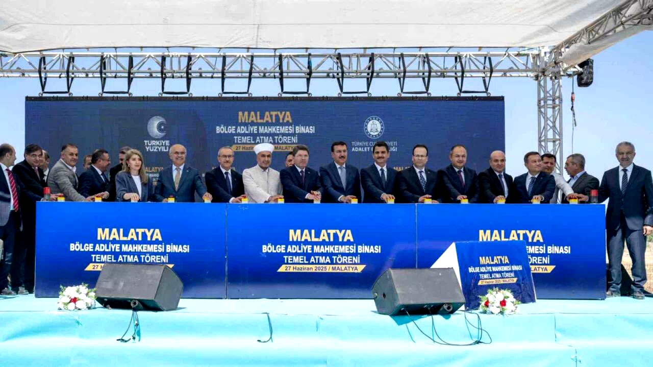 Malatya Bölge Adliye Mahkemesi’nin temeli Bakan Tunç’un katılımı ile atıldı