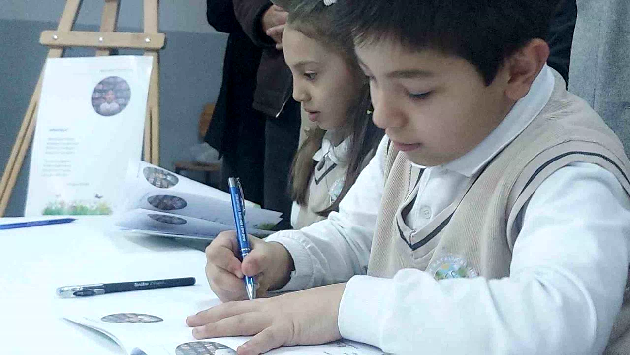 Minik yüreklerden arkadaşlarına destek