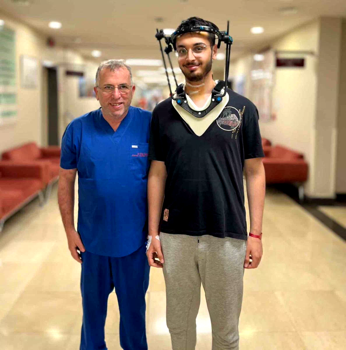 Motosiklet kazasında ağır yaralanan genç, Ordu’da sağlığına kavuştu