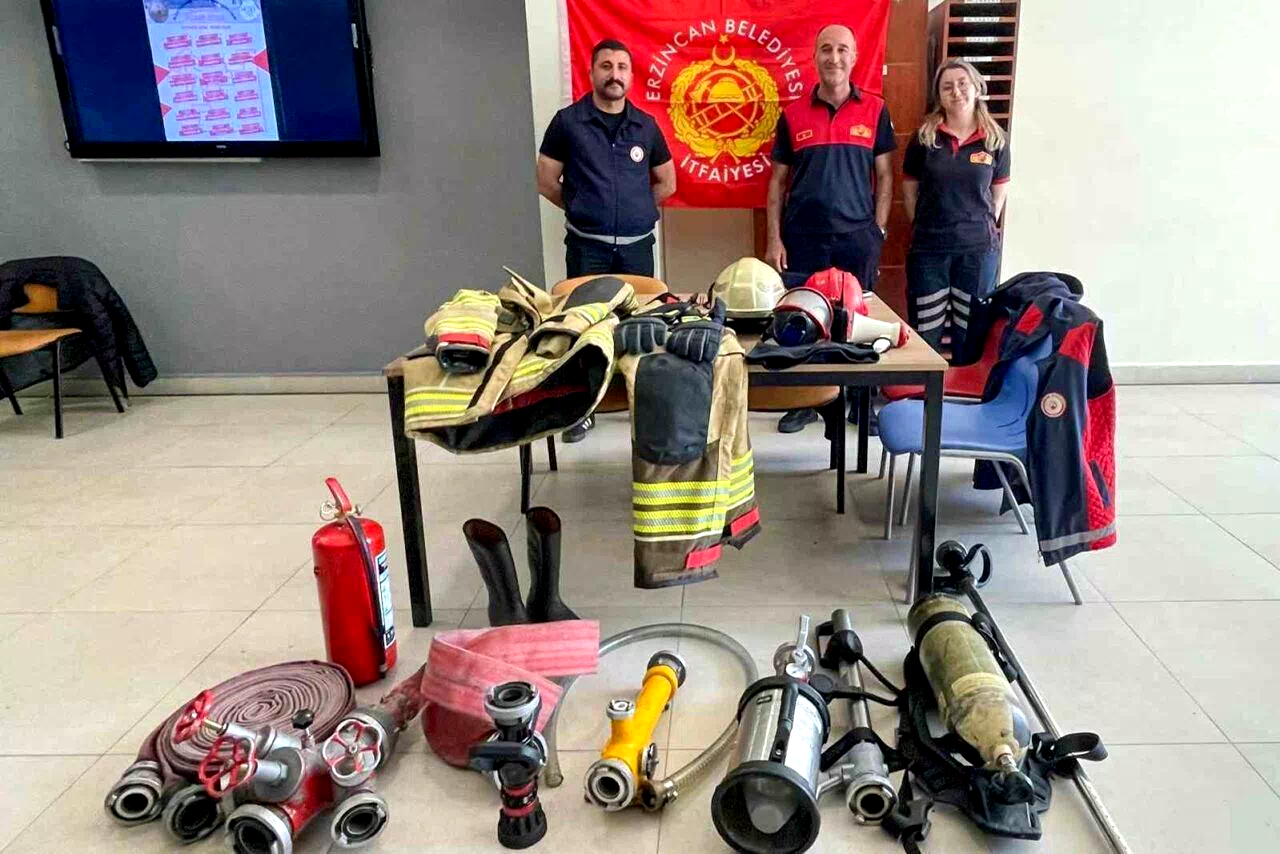 Öğrencilere itfaiyecilik mesleği tanıtıldı