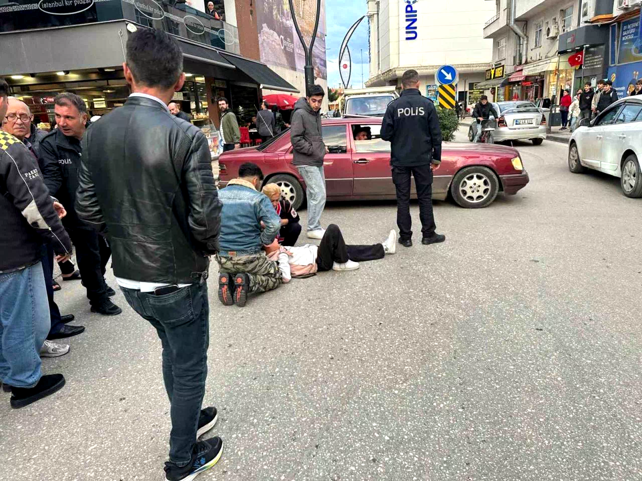 Ordu’da aracın çarptığı bisikletli çocuk yaralandı: Kaza anı kamerada