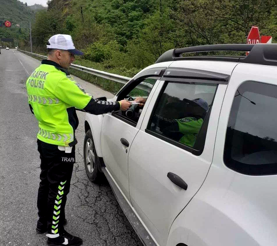 Ordu’da bir haftada 13 binden fazla araç ve sürücüsü denetlendi