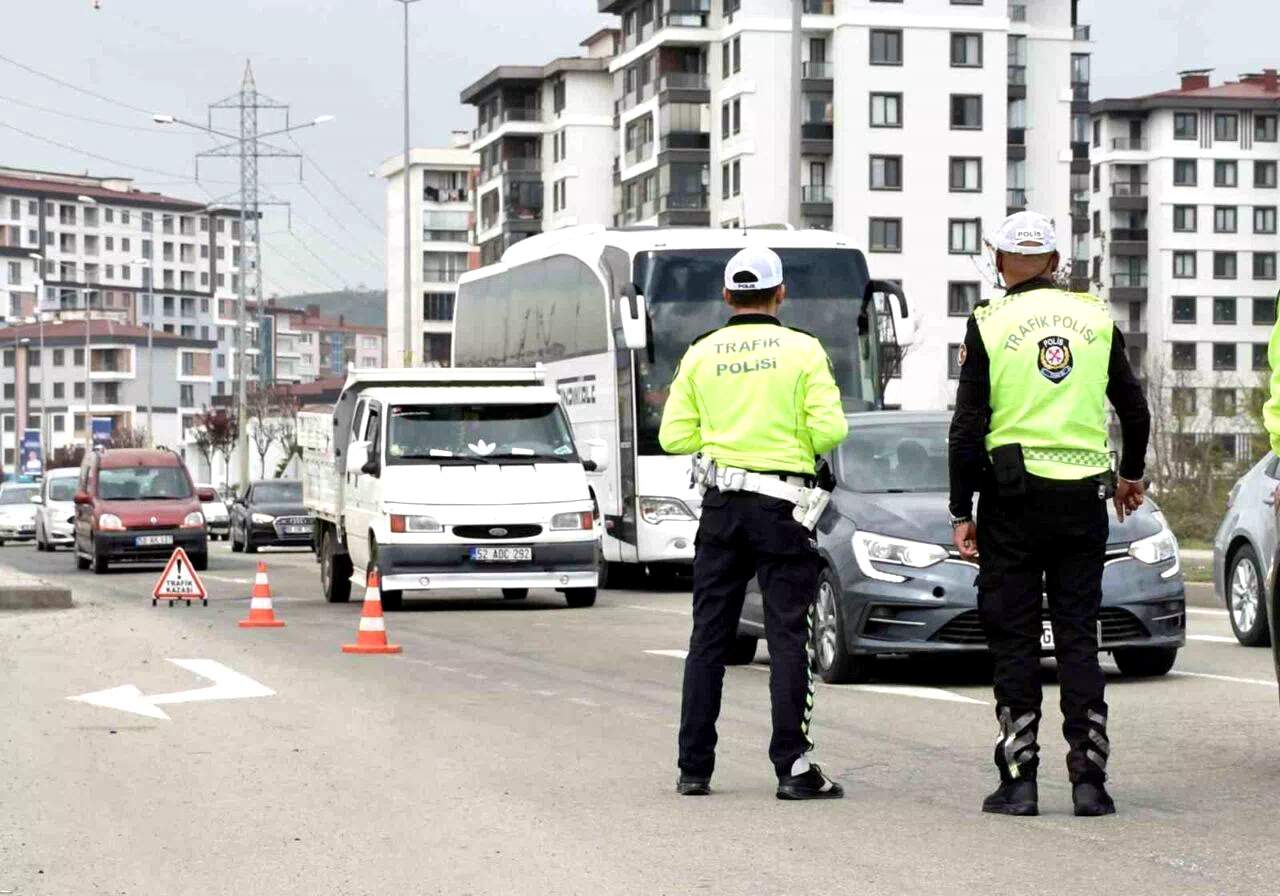 Ordu’da bir haftada 17 binden fazla araç ve sürücüsü denetlendi