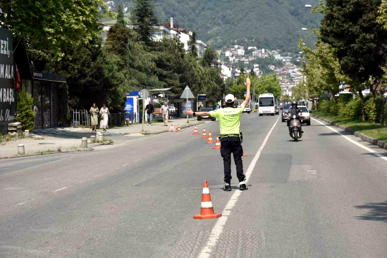 Ordu’da bir haftada 19 bine yakın araç ve sürücüsü denetledi