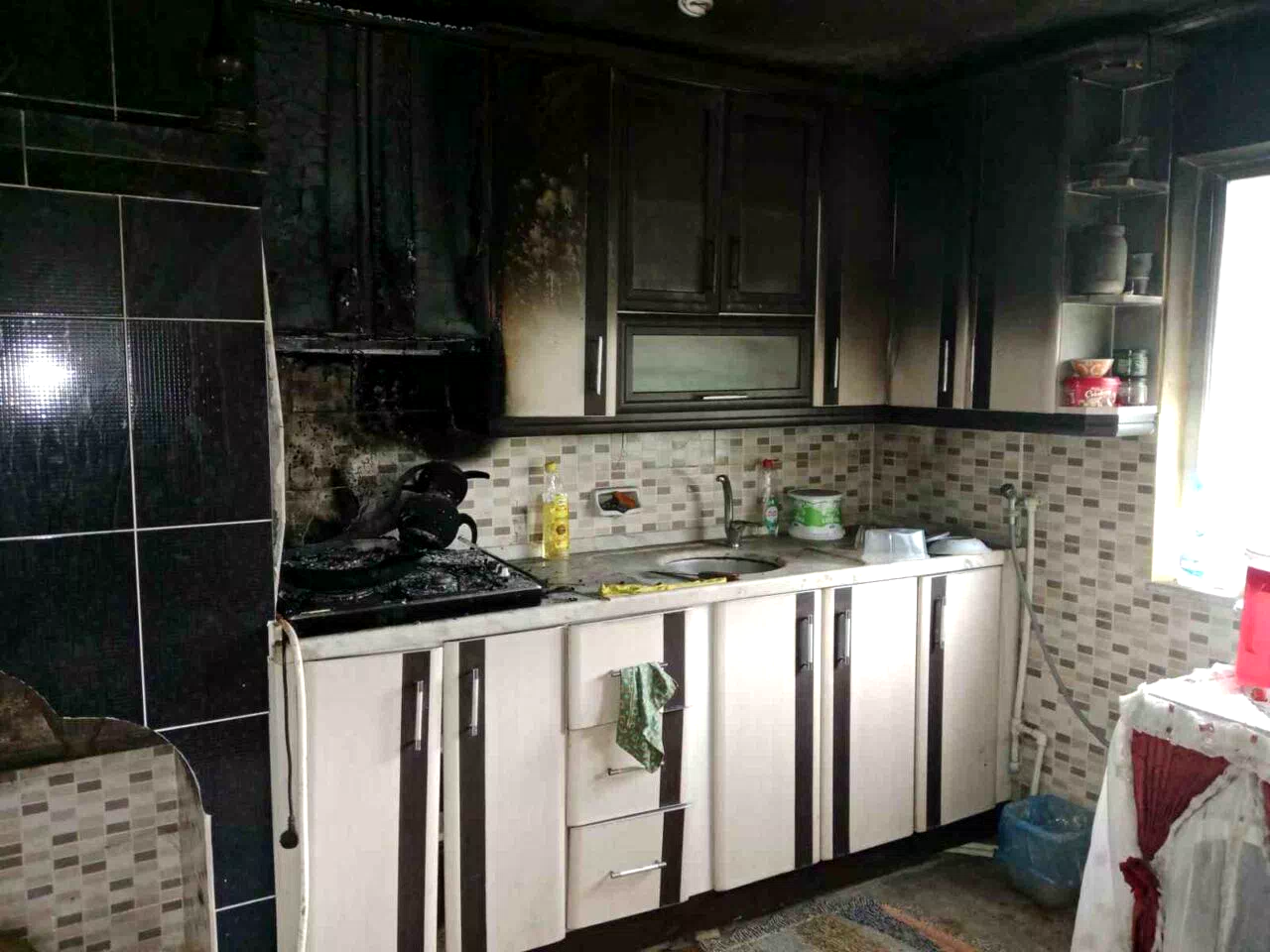 Ordu’da ocakta unutulan yemek yangına neden oldu