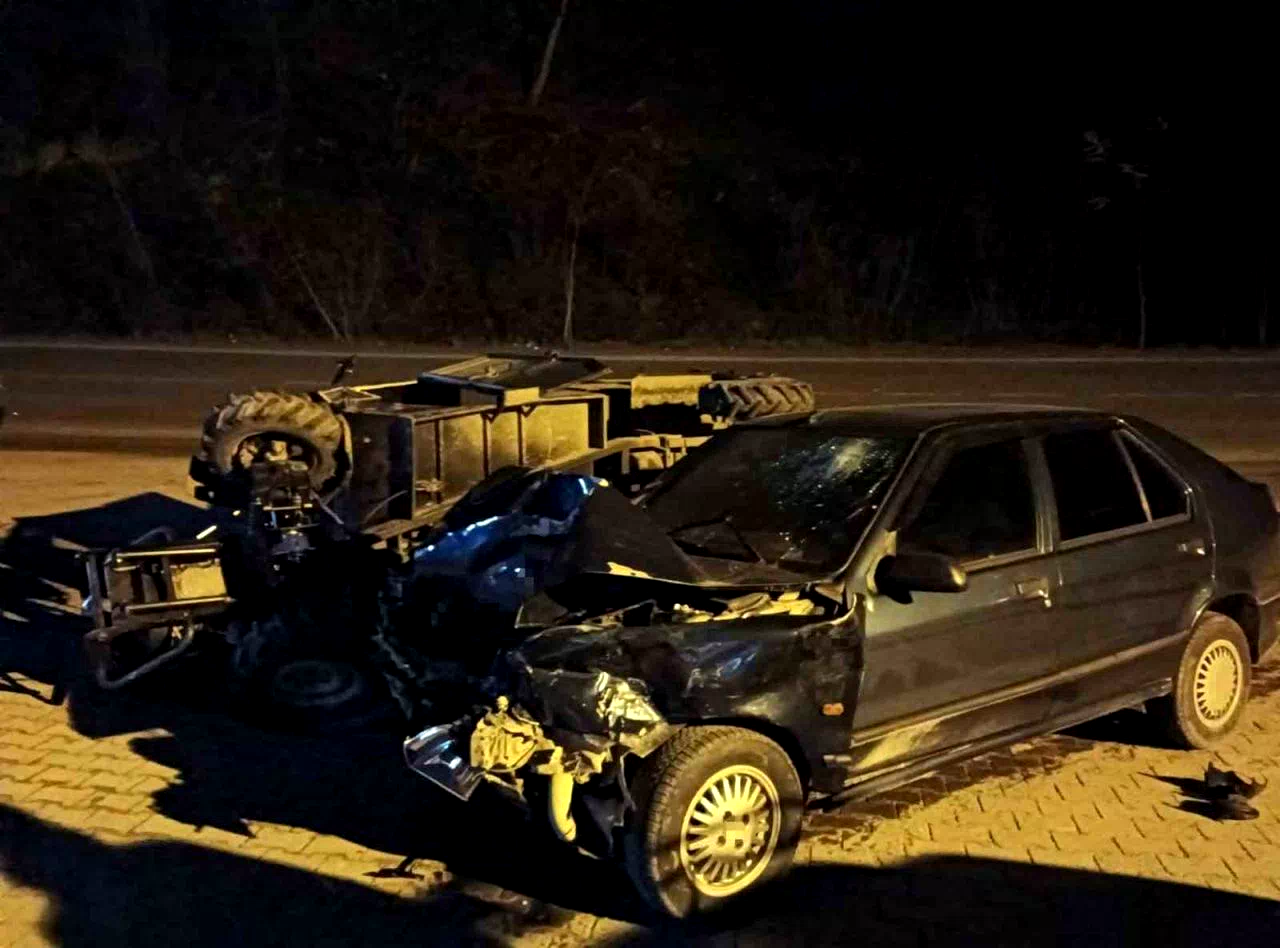 Ordu’da patpat ile otomobil çarpıştı: 2 yaralı