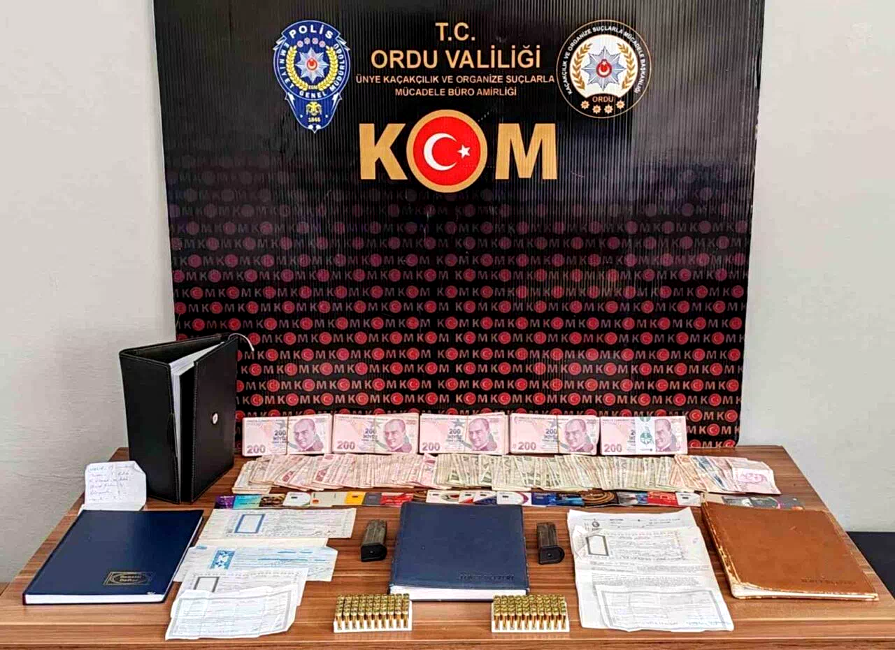 Ordu’da tefecilik operasyonunda 2 tutuklama