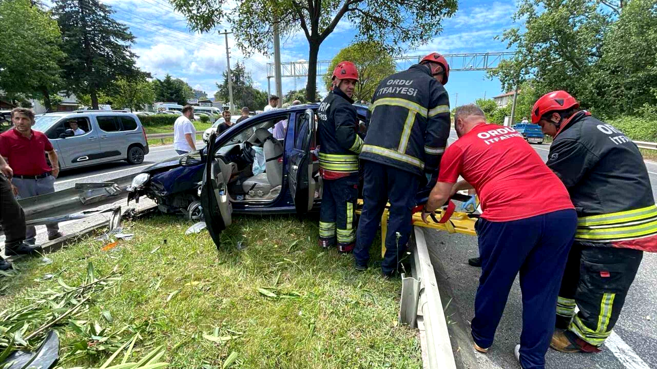 Ordu’da trafik kazaları: 5 yaralı