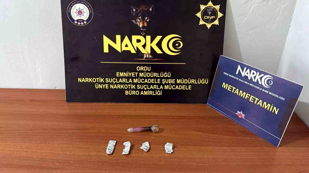 Ordu’da uyuşturucu operasyonlarında 1 tutuklama
