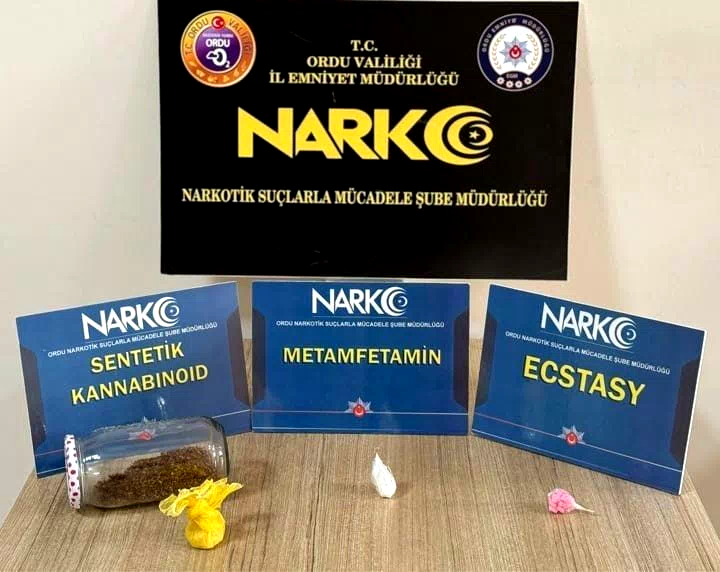 Ordu’da uyuşturucu operasyonlarında 1 tutuklama