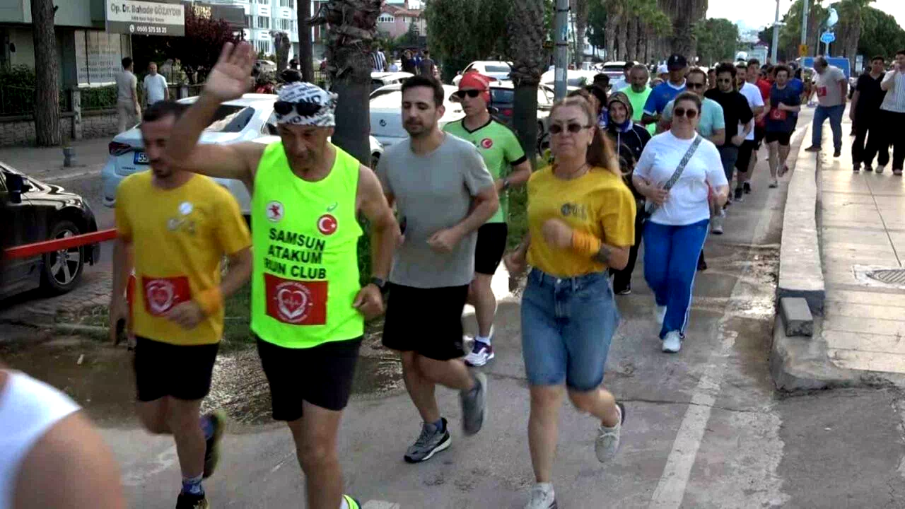 Organ bağışına dikkat çekmek için farkındalık koşusu