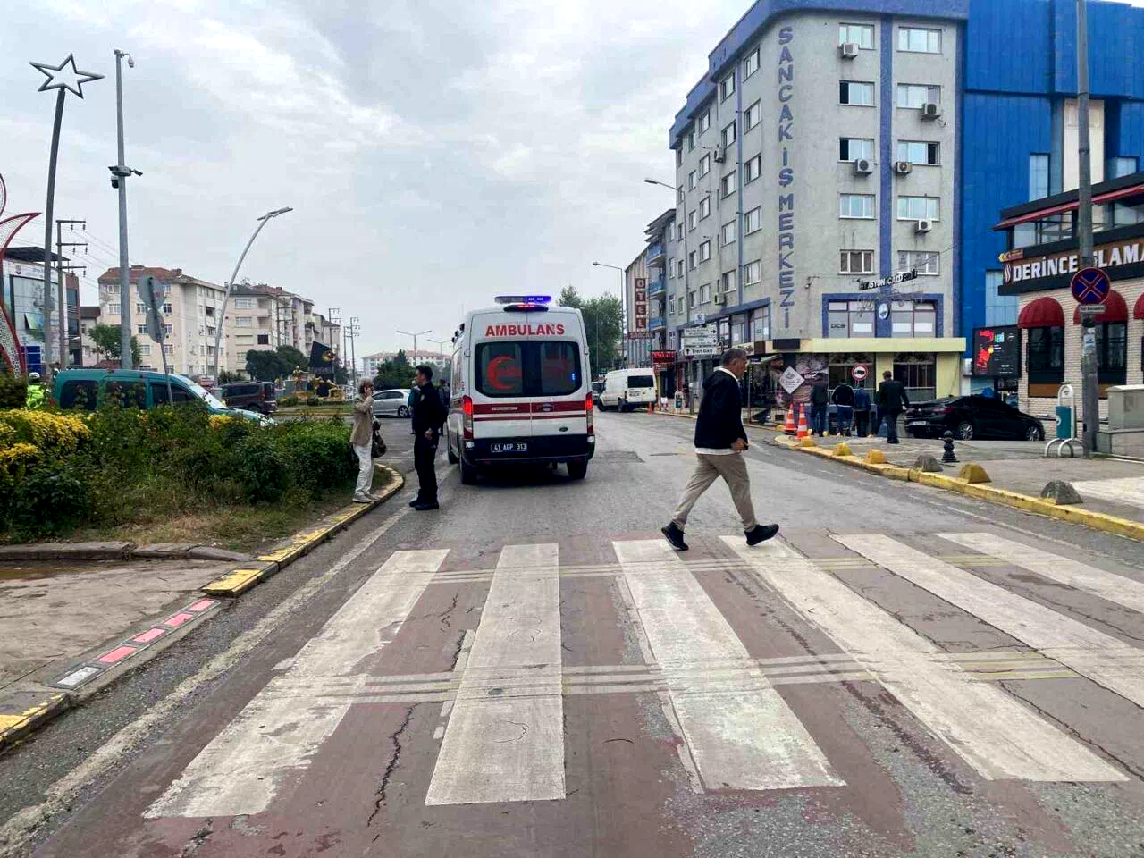 Otomobilin çarpığı yaya yaralandı