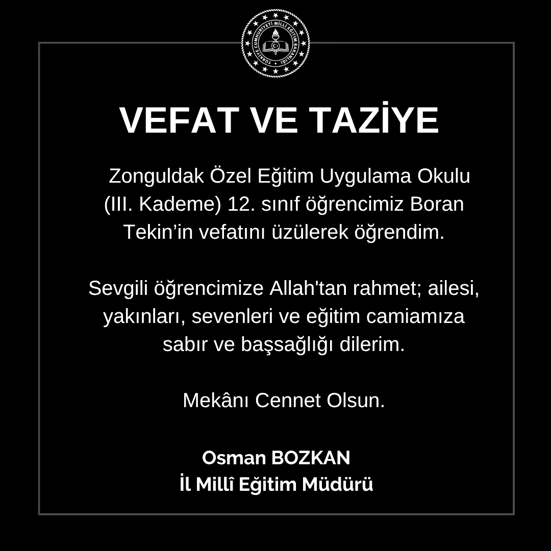 Özel eğitim öğrencisi tedavi gördüğü hastanede hayatını kaybetti
