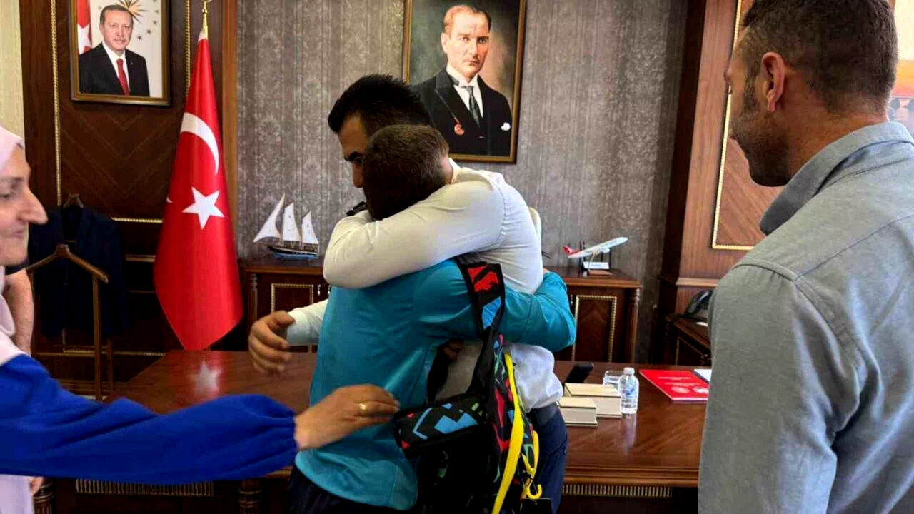 Özel sporcu minik Miraç, Rize’ye Türkiye 3.’lüğü getirdi