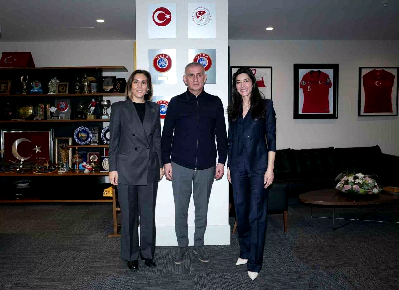 Öztopaloğlu ve Atasoy’dan TFF Başkanı Hacıosmanoğlu’na ziyaret