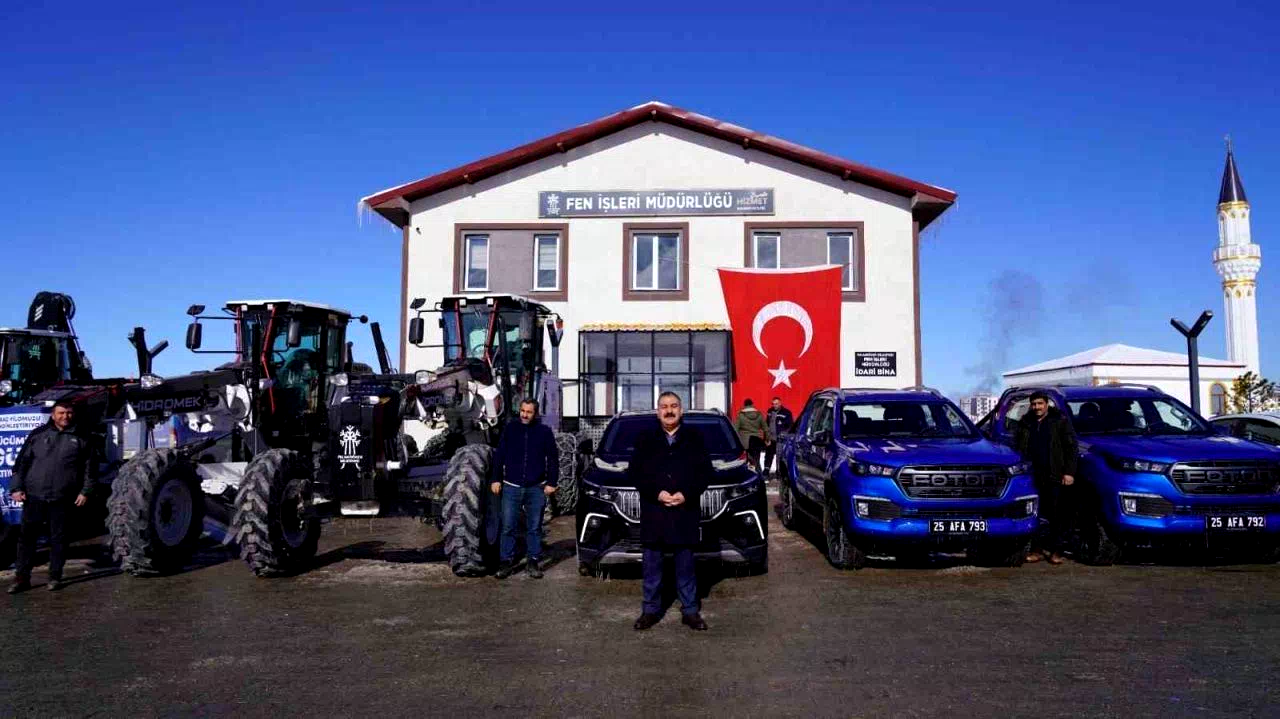 Palandöken Belediyesi araç filosunu güçlendirmeyi sürdürüyor