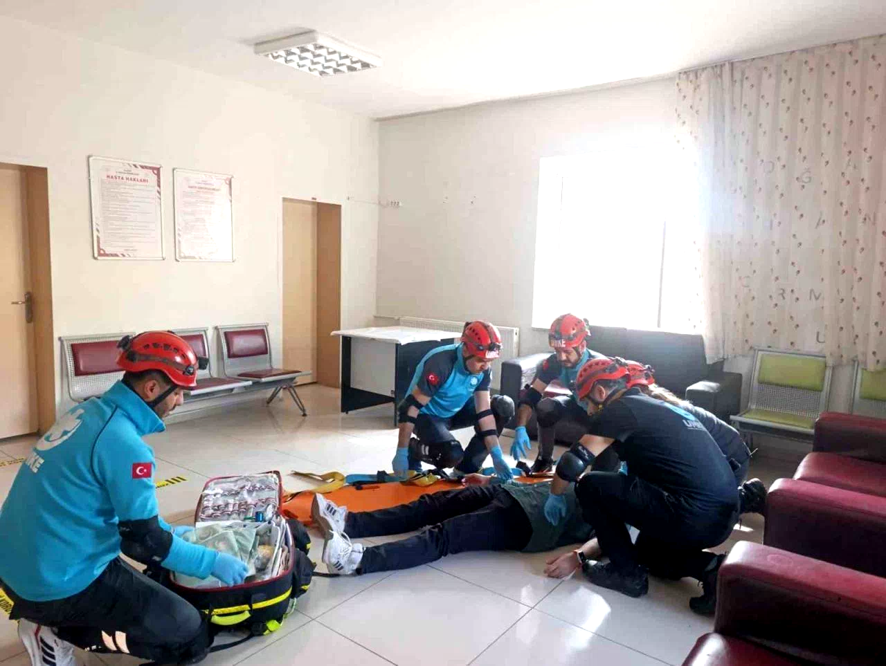 Palu’da deprem ve yangın tatbikatı