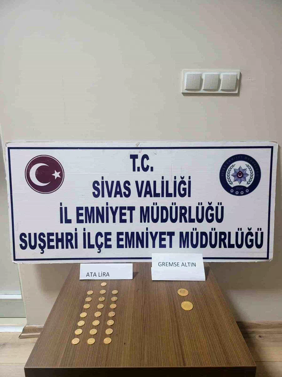 Piyasa değeri 1 milyon lira olan sahte altın ele geçirildi, 1 kişi tutuklandı