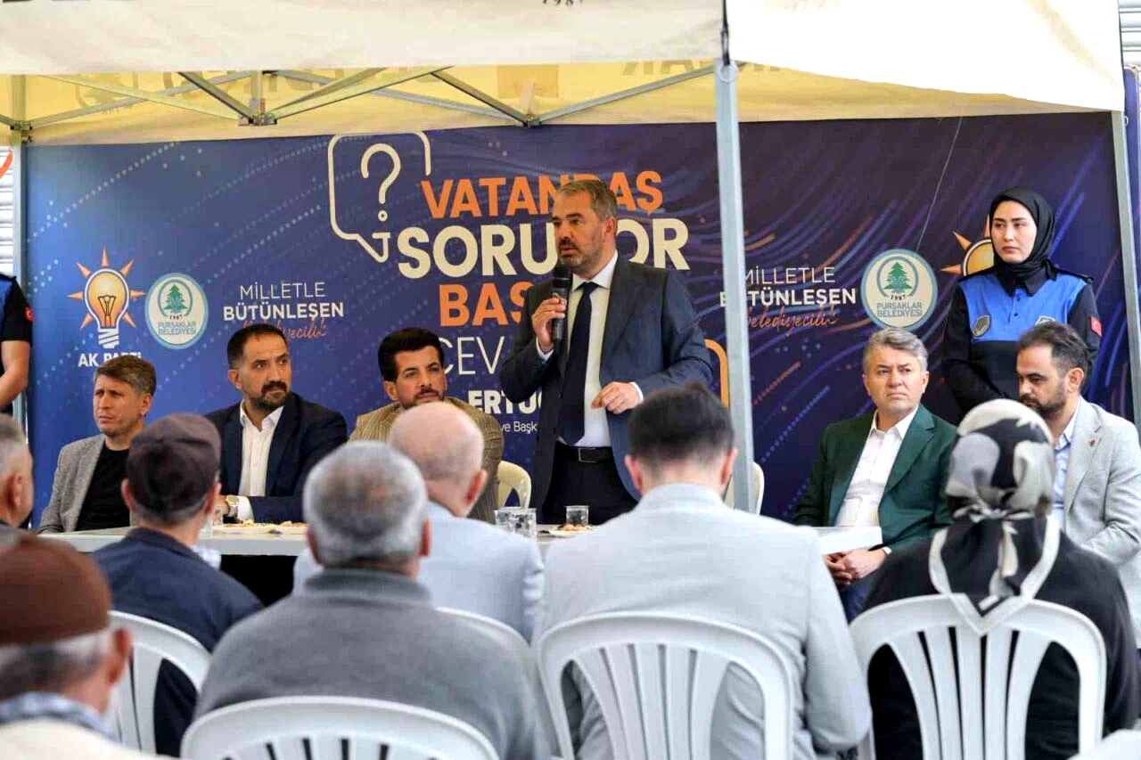 Pursaklar Belediye Başkanı Çetin vatandaşlarla bir araya geldi