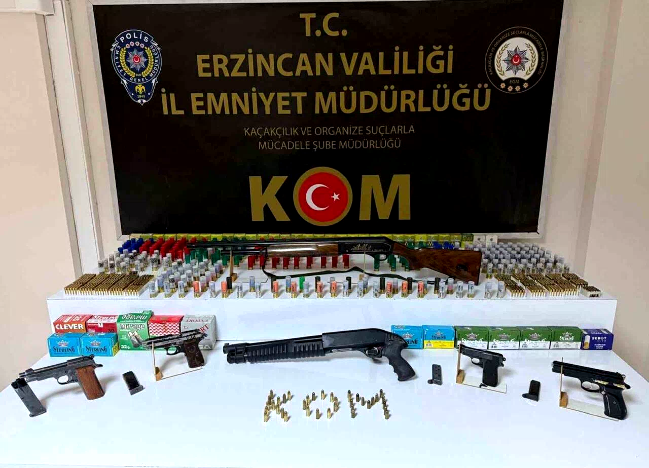 Refahiye’de silah operasyonu: 2 kişi tutuklandı