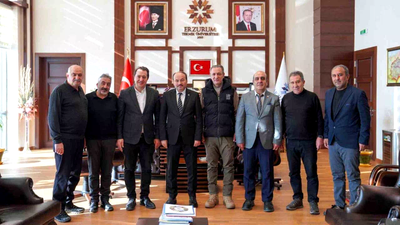Rektör Çakmak, DAGC ve DGF yönetimini kabul etti