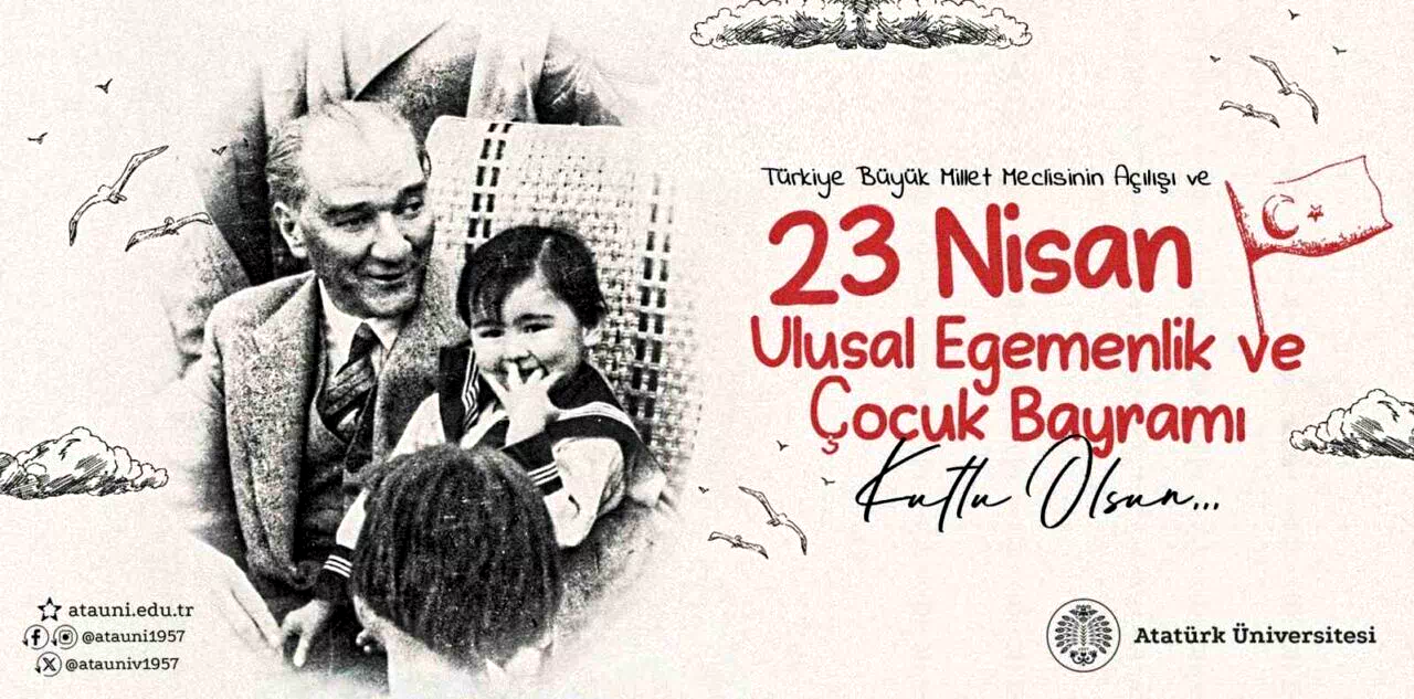 Rektör Hacımüftüoğlu; “23 Nisan Ulusal Egemenlik ve Çocuk Bayramı kutlu olsun”