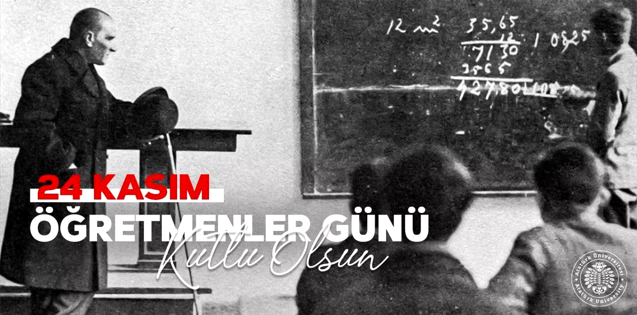 Rektör Hacımüftüoğlu; “24 Kasım Öğretmenler Günü kutlu olsun”