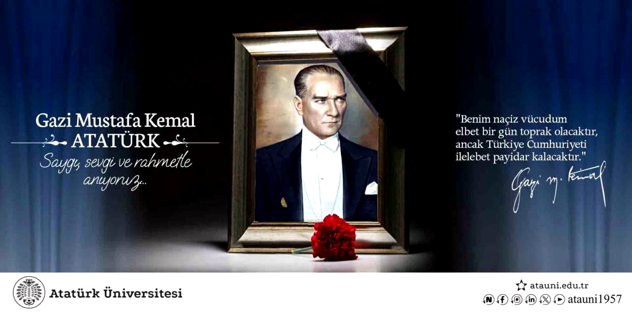 Rektör Hacımüftüoğlu’nun 10 Kasım Atatürk’ü anma günü mesajı