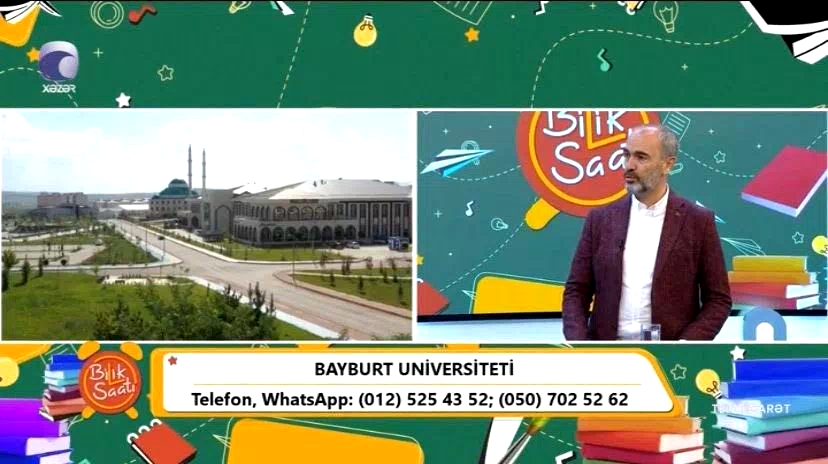 Rektör Türkmen, Azerbaycan Hazar TV’de Türk Dünyasına açılan eğitim vizyonunu anlattı